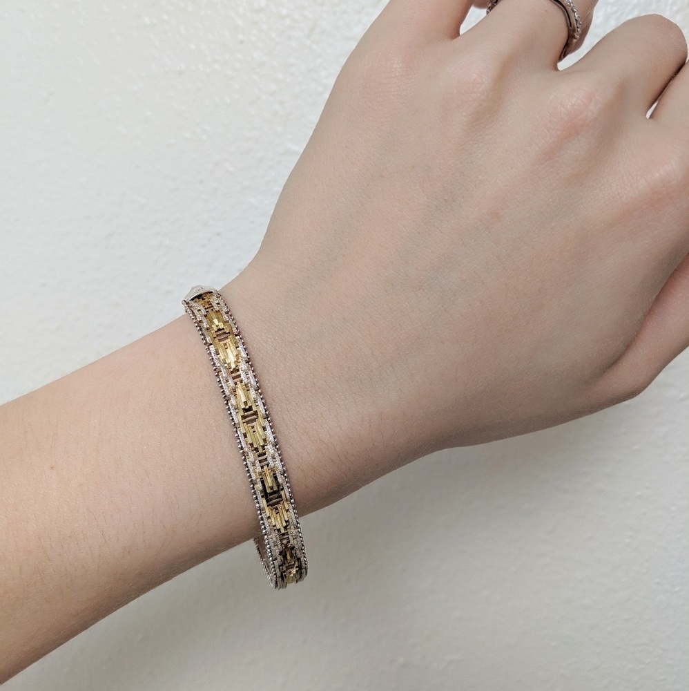 Vintage sterling silver bracelet made in Italy